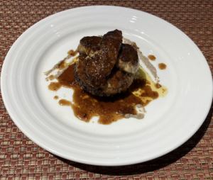 Golden Agu Pork Foie Gras Hamburger