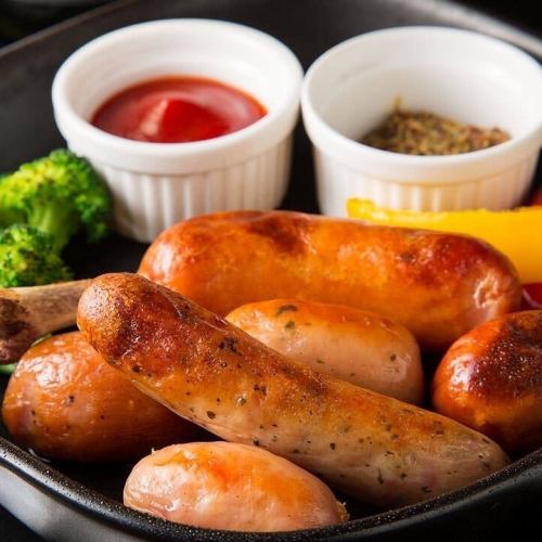 6種のソーセージグリル