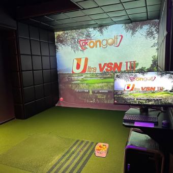 We have a private golf booth! No need to bring anything! Both golf enthusiasts and beginners are welcome.
