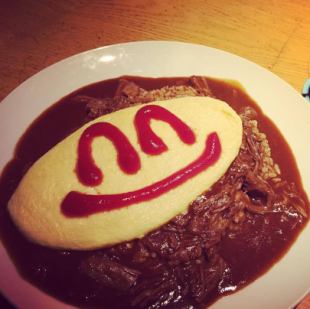 Happiness Omelet Rice《Limited to 15 meals at lunch time》《Also available at dinner time》