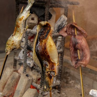 美味しい焼き方、炭火焼き