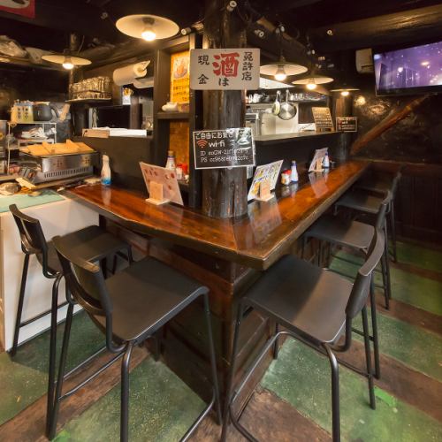 料理に合う定番酒が充実
