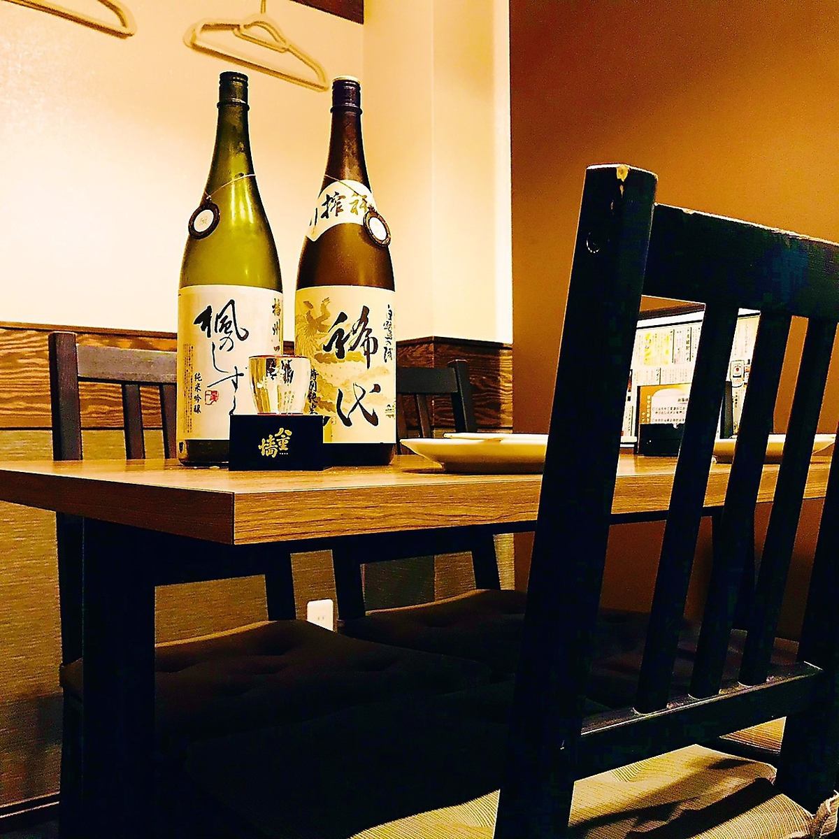 種類豊富な日本酒×創作料理の数々。コスパ最強の当店は予約必須