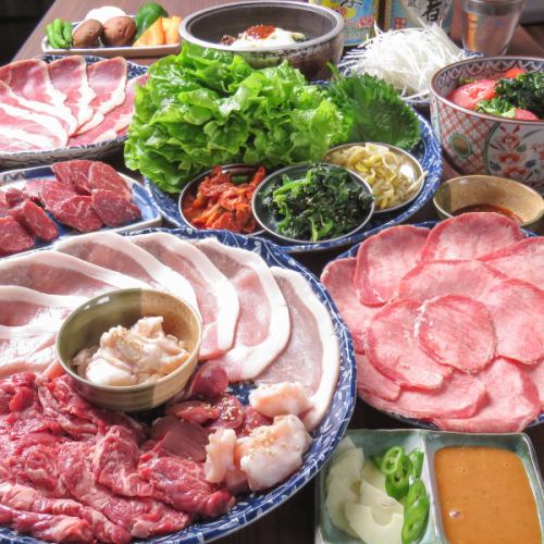 【怀石宴会套餐】～和牛小排＆特选盐焗牛舌～13道菜