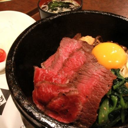 【优惠券可用】石烤和牛牛排拌饭午餐☆份量和品质都令人满意♪