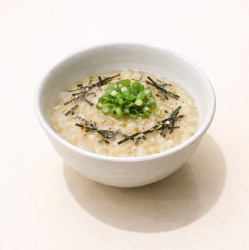 〆の雑炊(たっぷり二人前)