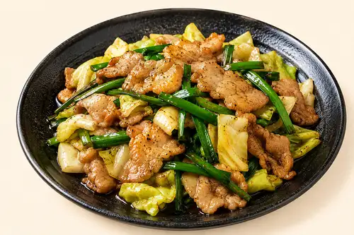 ニラ豚炒め