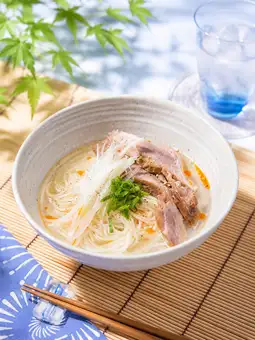 塩だれ豚そうめん