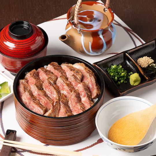 Very popular! “Noto Beef Steak Hitsumabushi”