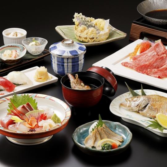 【豪华刺激的套餐】10,000日元，包含9道菜品和90分钟无限畅饮