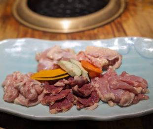 【基本の石アミ焼鳥セット】ミニサラダ/焼鳥8種盛/焼き野菜8種/おひとり様1980円(税込)