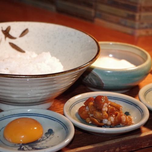 そばの実なめことろろごはん