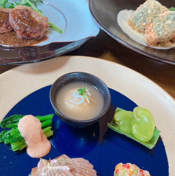 【当店人気No,1】千産千消のコース料理<全11品>3200円(税込)