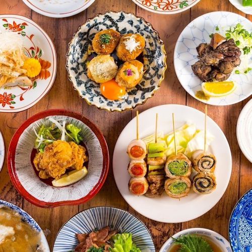 コスパ◎ハイボール188円/生ビール299円★焼鳥・野菜巻き串・つくね・餃子など…◎3時間飲み放題コース◎