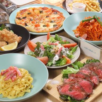 パーティープラン♪お料理6品+3時間飲み放題　5000円(税込)