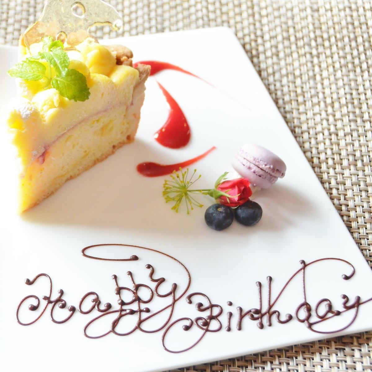 ♪ I will make a birthday · anniversary plate for free ♪