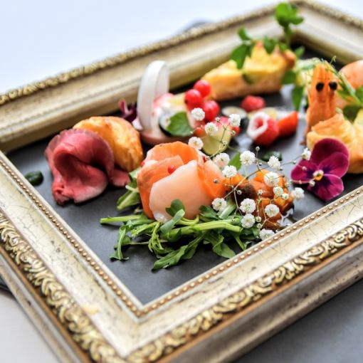 【6月Lunch】大切な方と贅沢なランチに。。『CHEF'Sランチコース』＜全9品＞