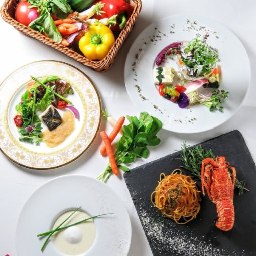 【11月誕生日・記念日】Wメインでしっかりフルコース『BIS-TRIAディナーコース』<全8品>