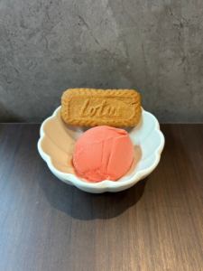 blood orange ice cream