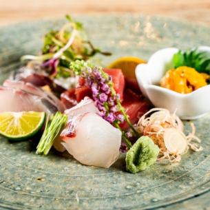 Special selection of 5 types of sashimi for two people