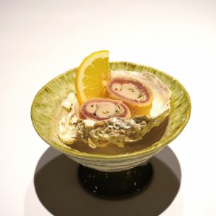 廣島縣生蠔裹帕瑪火腿天婦羅（1）