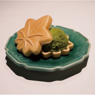 抹茶冰淇淋最中