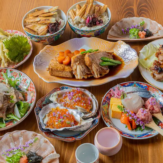 『ひろしま満喫コース 6,000円（7品）』旅行・おもてなしに最適◎広島産牡蠣等◆2時間プレミアム飲み放題付