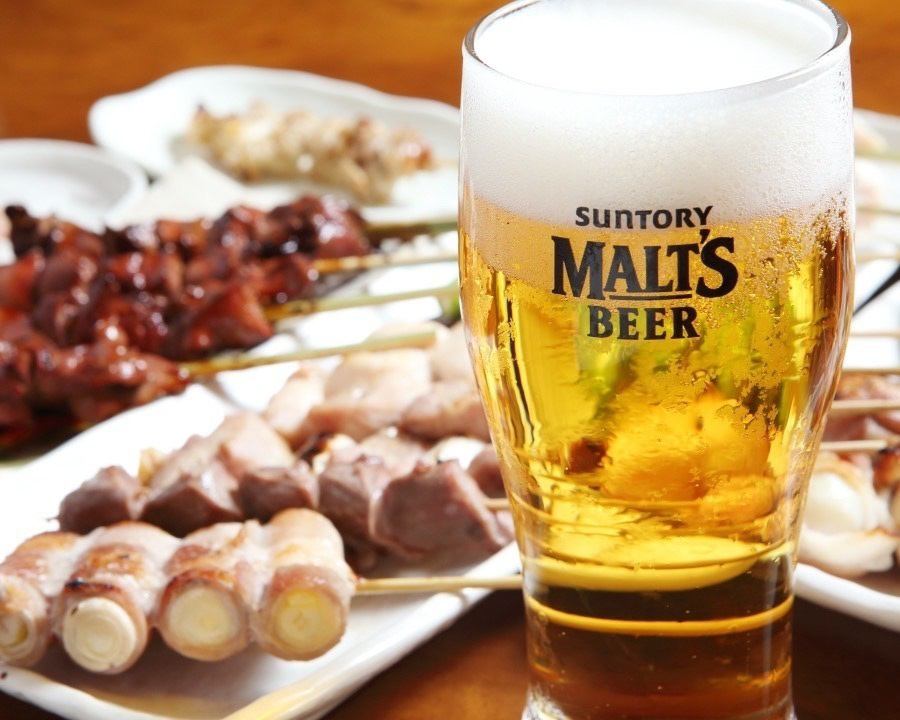 宴会おすすめ◎2時間飲み放題コースが3500円(税込)で堪能できる