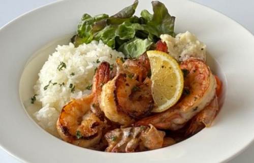 ガーリックシュリンププレート