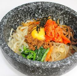 돌구이 김치비빔밥