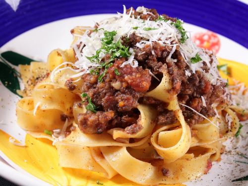 [Bolognese di Wagyu] Bolognese made with Japanese beef and simmered slowly