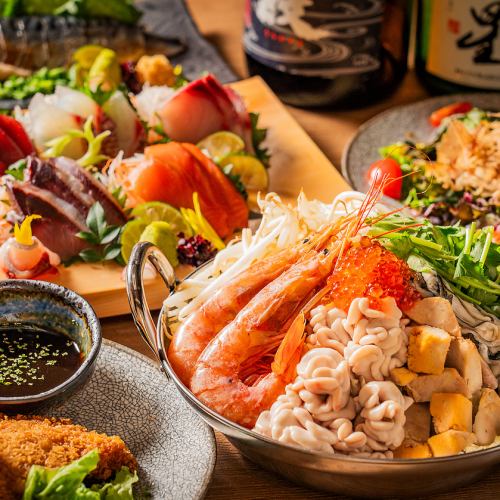 A treasure trove of local Tohoku cuisine! Enjoy a variety of specialties in all private rooms!