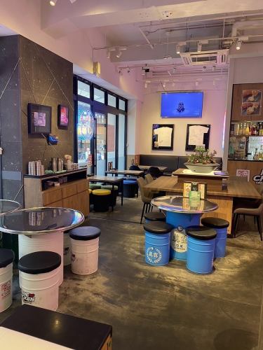 The Korean food served in a Korean street food restaurant is exquisite!