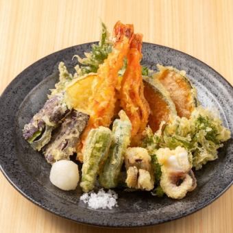 季節の天ぷら 5種