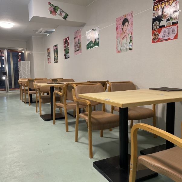 広々とした店内は、宴会のご利用にもピッタリ！！本格韓国料理と種類豊富なドリンクがお客様をお迎えします♪駐車場もご用意ございます。
