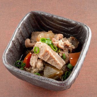 Rin's beef tendon stewed in miso