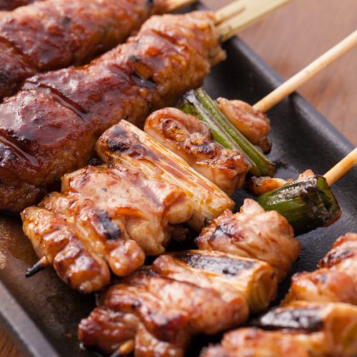 Grilled with charcoal [Ubewings] A proud yakitori