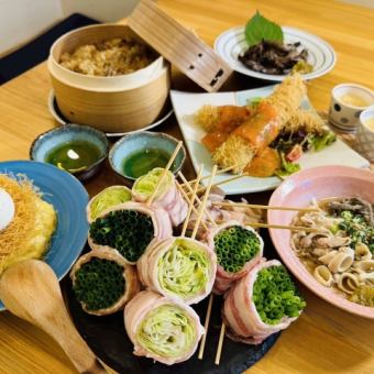 【120分飲み放題付◎歓送迎会や女子会に大人気☆】ツバメコース≪全7品≫おひとり様4400円(税込)