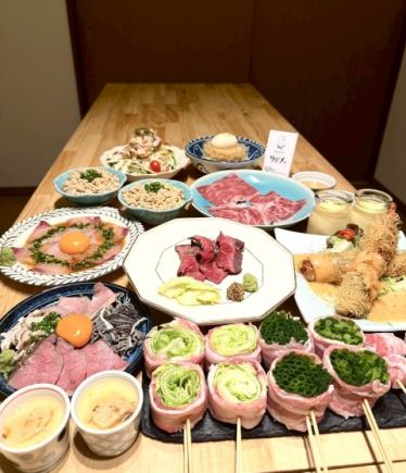 【120分飲み放題付き！ボリューム満点で宴会◎】プレミアムコース≪全11品≫お1人様6600円(税込)