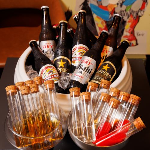 充実したセルフ飲み放題付