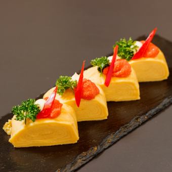 ふわふわ鉄板明太玉子焼