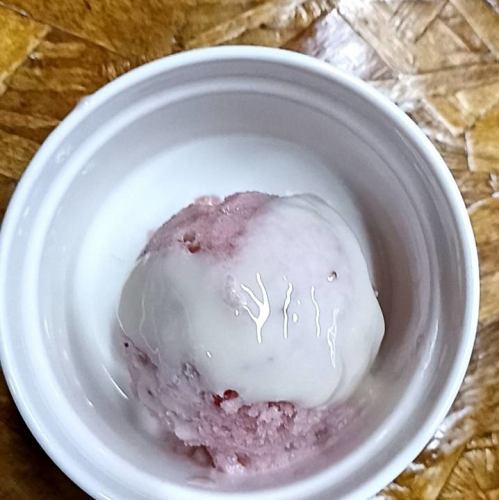 イチゴヨーグルトシャーベット