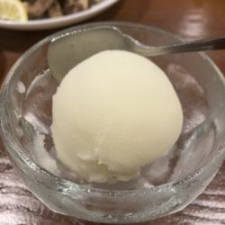 ゆずシャーベット