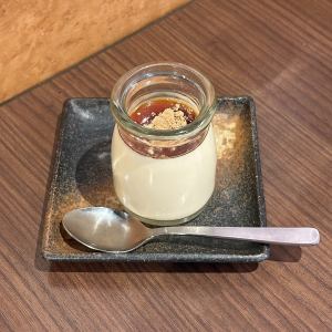 黒蜜ときな粉の和風プリン