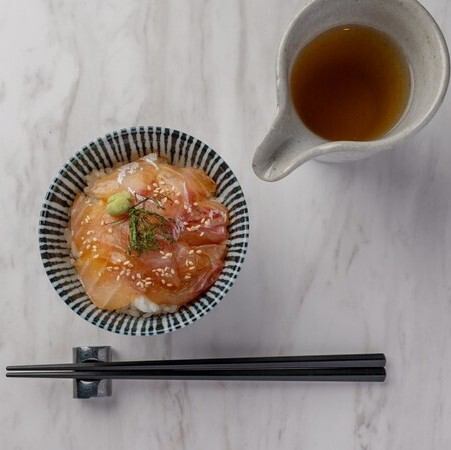 刺身の茶漬け