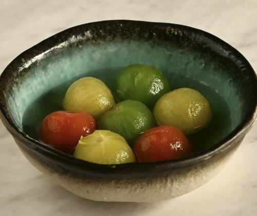 ミニトマトのお浸し