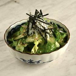 しらすと海苔のサラダ