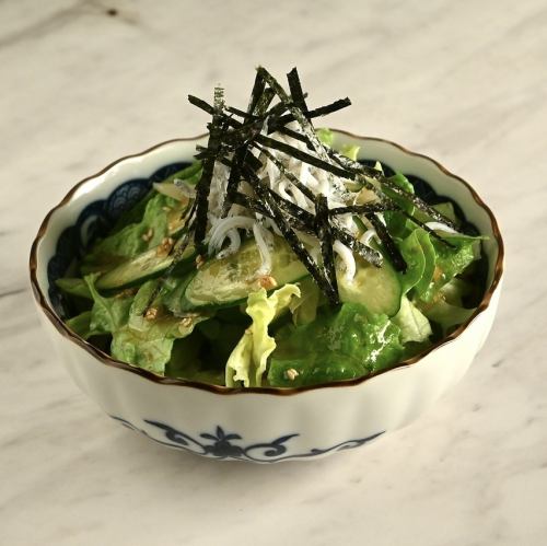 しらすと海苔のサラダ