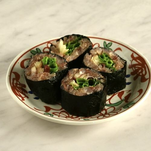 なめろうのあて巻き