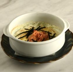 山芋と明太子のグラタン